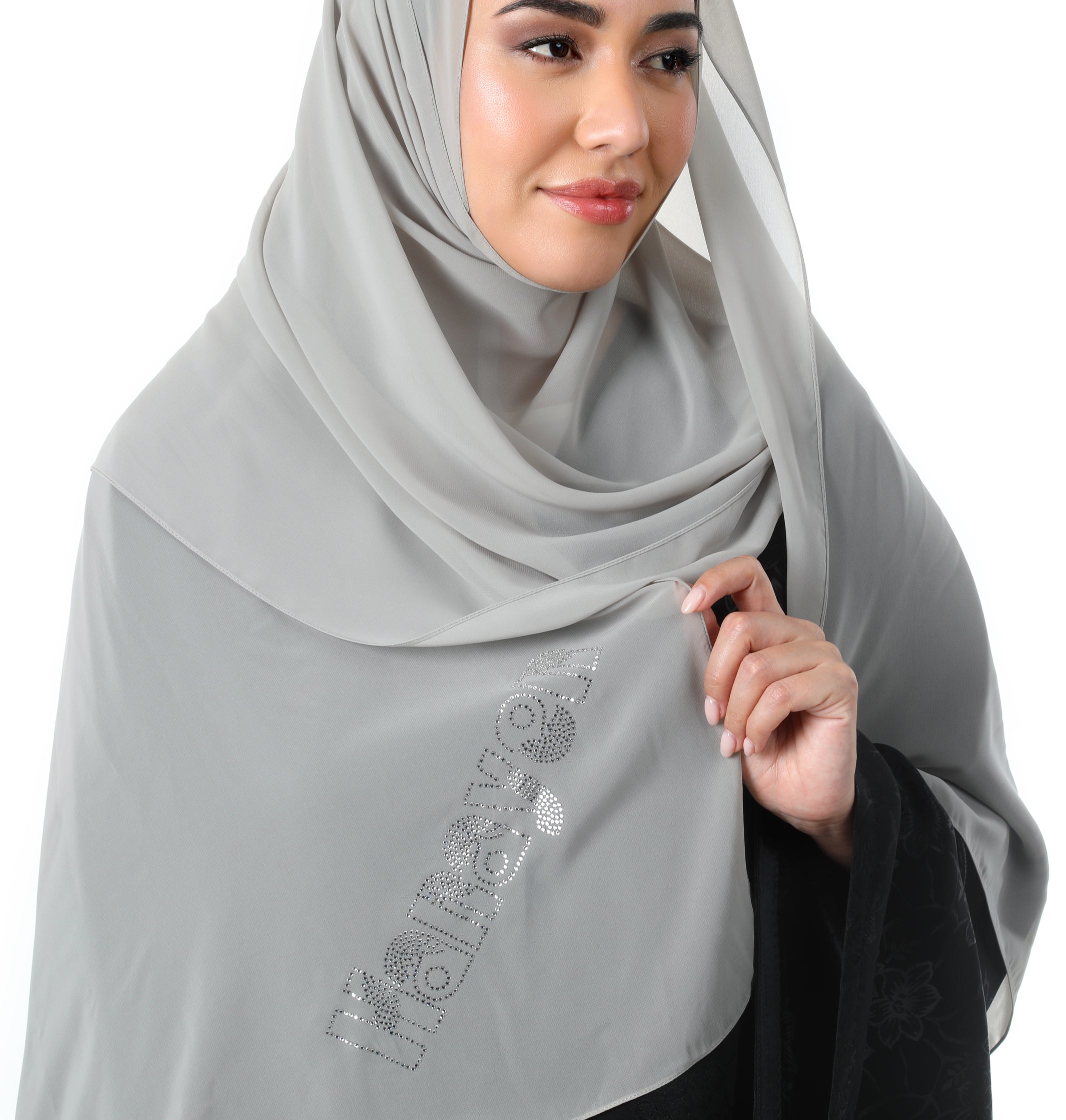 Buy Online Color Chiffon Sheila With Crystal Hanayen Signature