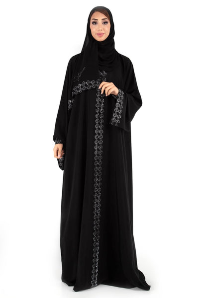 Hanayen Crystal Adorned abaya