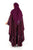 Maroon Nida Abaya/ Printed made by Hanayen-2