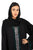 Hanayen Elegant Classic Abaya with modern laser cut embellished with Crystal  Elements