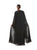 Hanayen Elegant Overlap Neda Abaya With Chiffon Inserts Highlighted With Stone Design