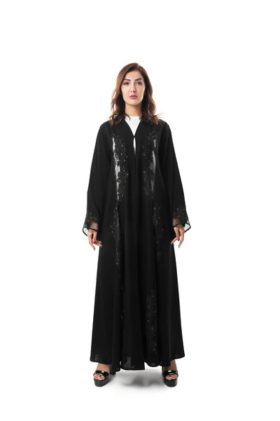 Hanayen Event Abaya Crystalized With Lace