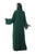 Hanayen Green Abaya with Crystals and Hand Details