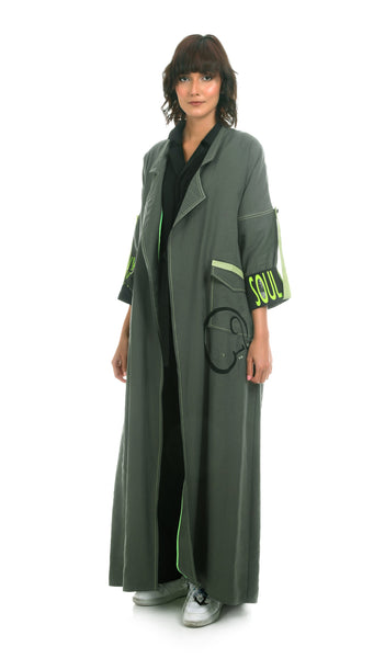 Hanayen A-Line Jacket Modern Abaya