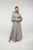 Hanayen Abaya Grey Colour Linen Fabric