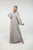 Hanayen Abaya Grey Colour Linen Fabric