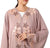Hanayen Color Abaya with Intricate Floral Design Embroidery