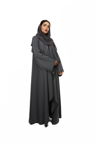 Hanayen Color Neda fabric Abaya with stitching design