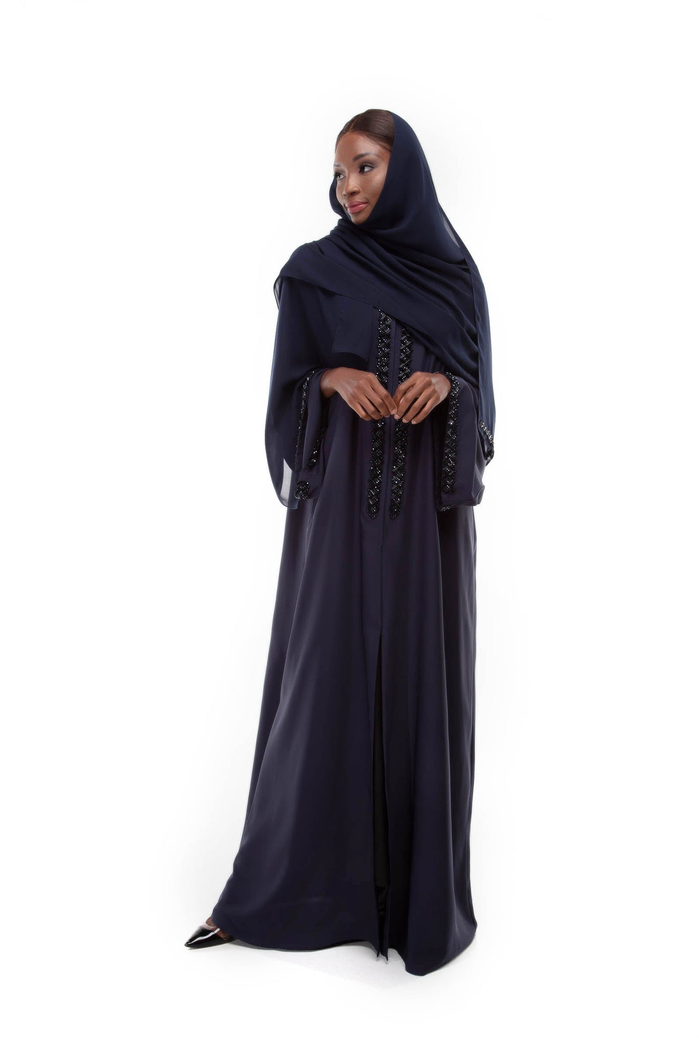 Hanayen Colour Abaya In Handmade Design