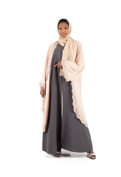Hanayen Colour Abaya With Embroidery