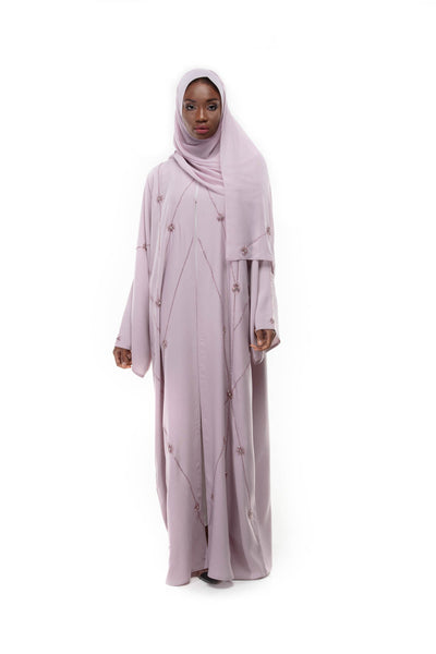 Hanayen Colour Abaya With Handmade Design