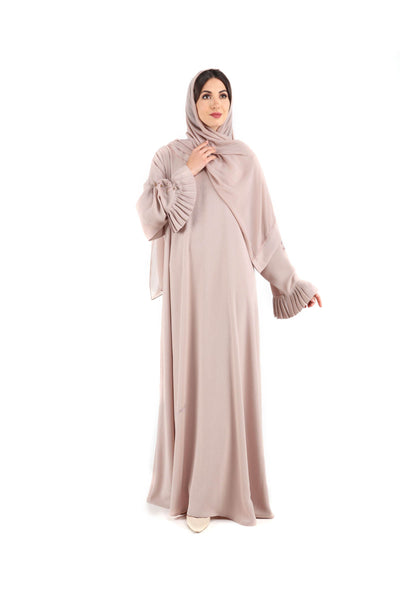 Hanayen Colour Abaya With Handmade Designs