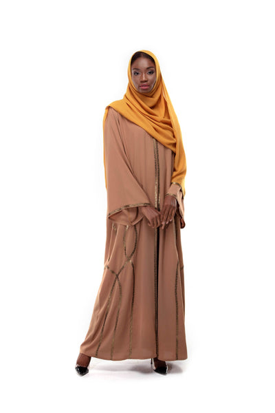 Hanayen Colour Abaya With Lace
