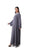 Hanayen Double Layered Chiffon Abaya In Gray