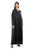 Hanayen Dubai Black Abaya With Sleeves Design