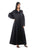 Hanayen Dubai Black Abaya With Sleeves Design