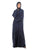 Hanayen Embroidered Design Abaya In Navy Blue