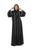 Hanayen Modern Abaya with pleat inserts and embroidery detailing