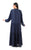 Hanayen Modern Cut Color Self Textured Abaya