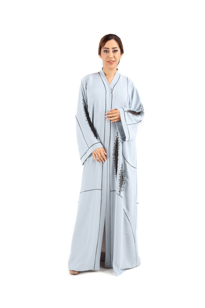 Hanayen Neda fabric Abaya with Crystal Elements