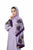 Hanayen Purple Abaya Design With Embroidery Details