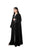 Hanayen Stylish Black Open Abaya Design