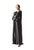 Hanayen Classic Black Abaya With Lace Inserts And Beads Details