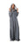 Hanayen Modern Abaya with contrast piping for detailing