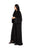 Hanayen Hand Crafted Black Abaya