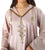 Hanayen Hooded Neck Jalabiya with stone