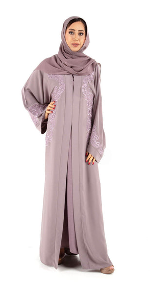 Hanayen Colour Abaya With Embroidery