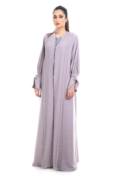 Hanayen Lilac Modern Cut Abaya