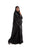 Hanayen Black Abaya With Crystal Elements