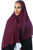 Hanayen Maroon Chiffon Sheila With Crystal Signature