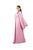 Hanayen Pink Abaya Plain Designer