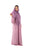 Hanayen Pink Abaya Plain Designer