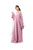 Hanayen Pink Abaya Plain Designer