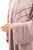 Hanayen Pink Abaya With Beads Details