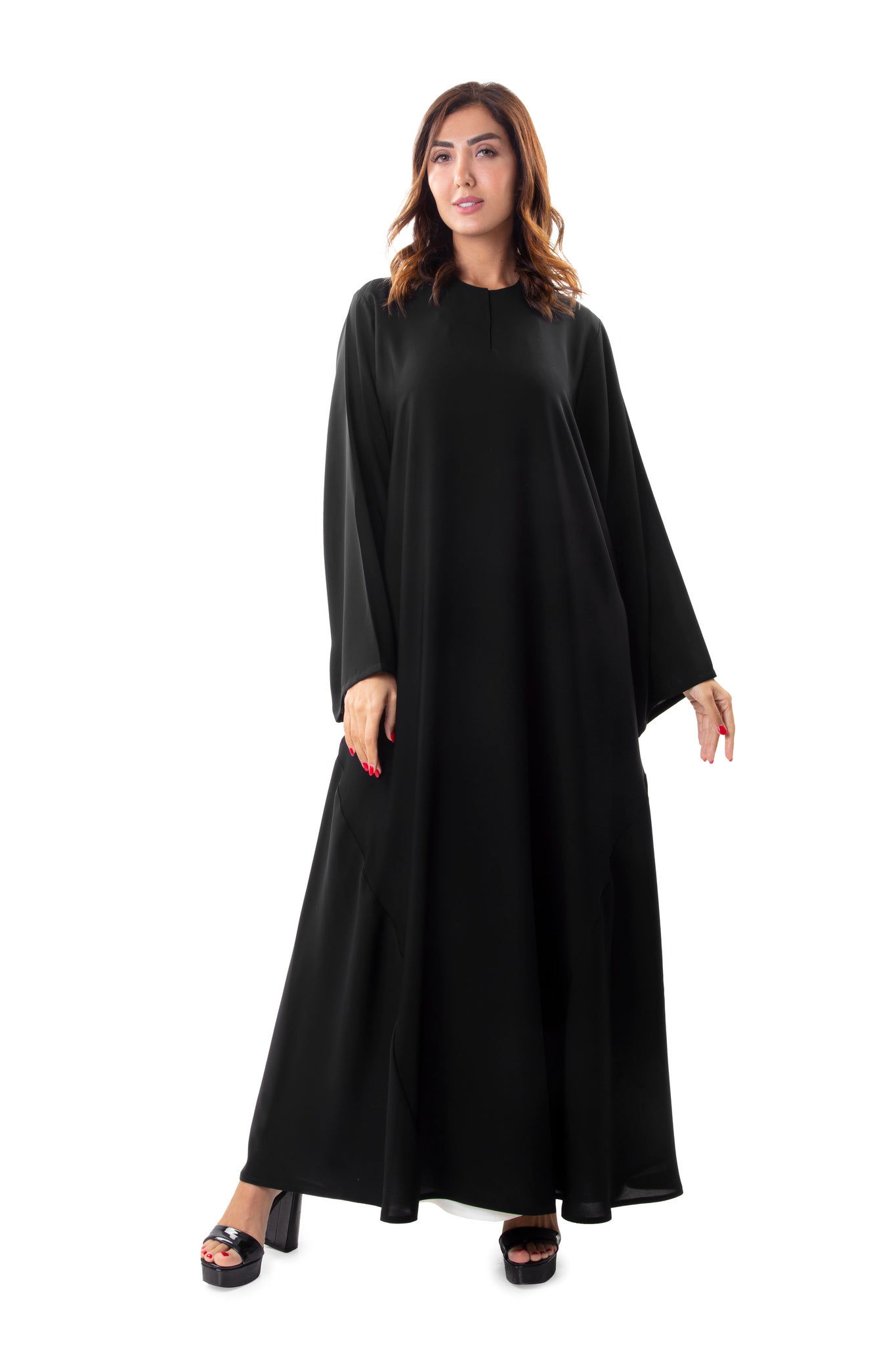 Hanayen Abayas Plain Black Abaya Online Buy Online Plain Closed