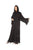 Hanayen Side Pleated Abaya with Beads