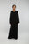 Hanayen Traditional Plain Cut Black Abaya