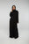 Hanayen Traditional Plain Cut Black Abaya