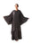 Hanayen Trendy Double layered wide sleeve Abaya with hot fix stone highlights